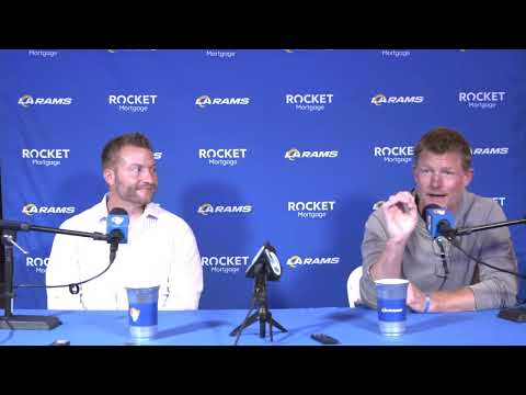 Les Snead & Sean McVay Discuss 2022 NFL Draft Day 2, Selecting Logan Bruss With 104th Pick