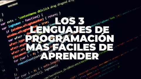 👨‍💻 LOS 3 LENGUAJES DE PROGRAMACIÓN MÁS FÁCILES DE APRENDER 🔥🔥🔥
