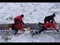 Ice canoe race at quebec city carnival le grand dfi des glaces
