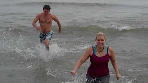 The Polar Plunge at Bradford Beach