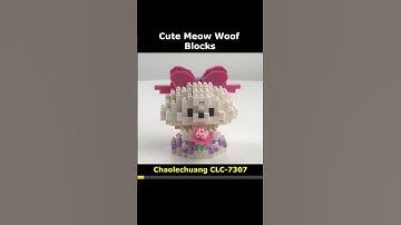 Chaolechuang Meow Woof CLC-7307 Mini Blocks Preview #lego #brick #miniblock #nanoblock #block