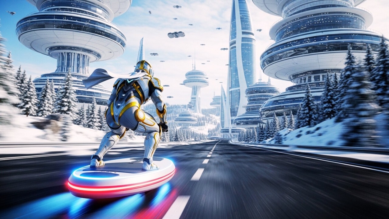 This Is Life in 2250 – The Most Advanced Eco Megacity | 4K