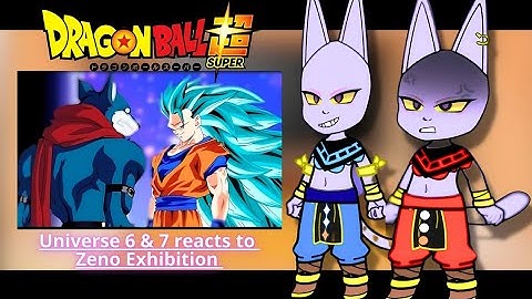 Universe 6 & 7 reacts to Zeno exhibition Tournament | DBS Gacha react |