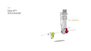Clear ITβ’ Closed Blood Sampling System - Chinese Animation