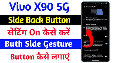 Vivo X90 Side Back Button Setting On Kaise Kare | How To Use Buth Side Button On Vivo X90
