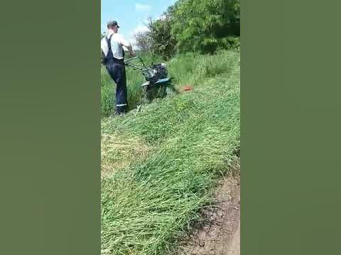 Роторная косилка Пахарь. - YouTube