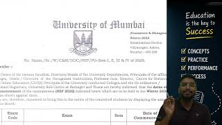 Mumbai University CDOE Exam Date 2026 Out 🔥 | MU IDOL Exam Schedule Latest Update | UG & PG Students