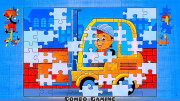 puzzle #2153 gameplay || New HD colorful cartoon puzzle 🧩 jigsaw game video || @combogaming335