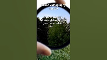 Drone Videography Tip #26 - Drone Video Jello Effect: Truth Behind Rolling Shutters how to FIX it.