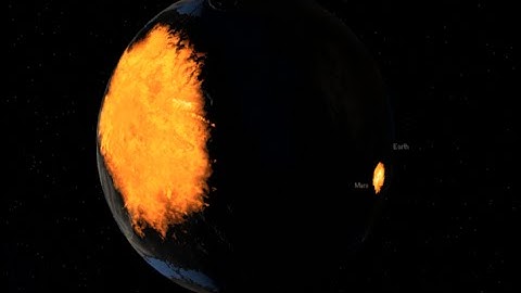 Large Asteroid Collision