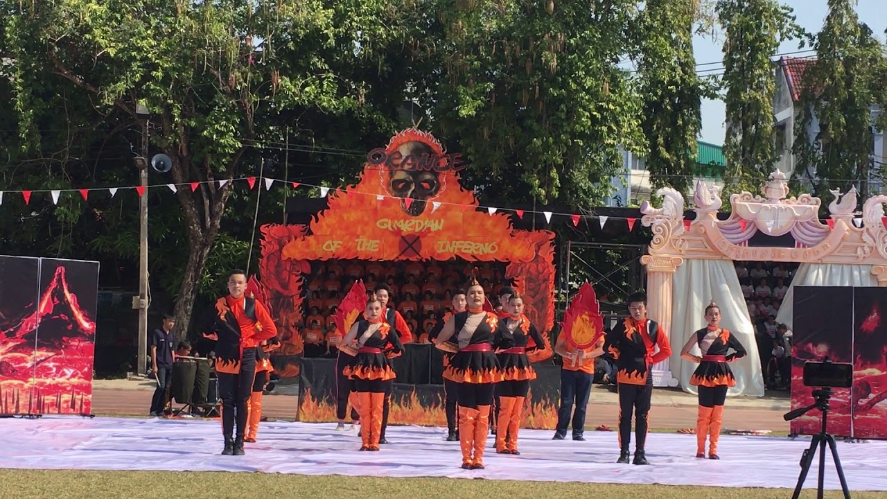 หรีดสีแสด กีฬาสี บุญวาทย์ 62