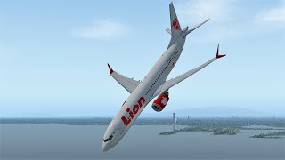How Lion Air Boeing 737 MAX Crash After Takeoff, Jakarta, Indonesia - Realistic Accident Animation