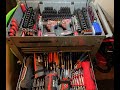 Ryans harbor freight us general 5 drawer tool cart ultimate toolbox tour  tool box organization