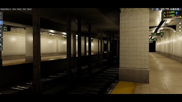 making a subway in blender 2 8