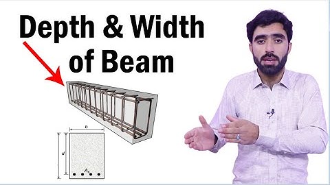 How to calculate Depth and Width of Beam? for 2 storey | Depth of Beam