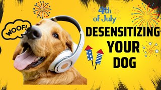 4th of July Desensitization for Dogs (Fireworks White Noise)