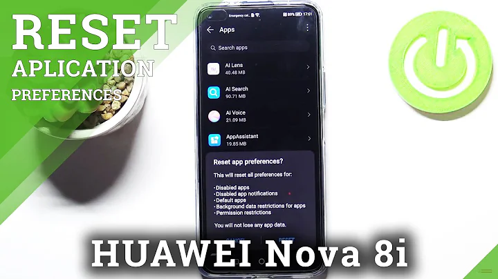 How to Reset App Preferences in HUAWEI Nova 8i - Restore Default Apps Settings