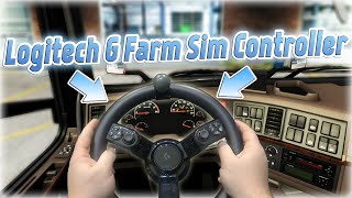 Игровой руль для дальнобойщиков и комбайнёров - Logitech G Farm Sim Controller