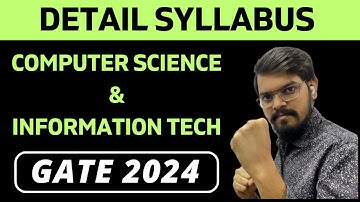 Engineering Mathematics| Detail Syllabus | COMPUTER SCIENCE & INFORMATION TECHNOLOGY| CS | GATE 2024