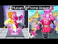 From HUMAN to PHONE WOMAN in Minecraft!