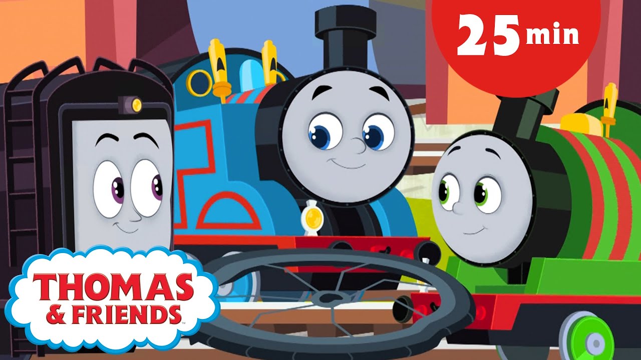 Thomas & Friends All Engines Go | Back to School Series | The Art Of Sharing + More Train School