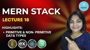 #18 -  javaScript :  Primitive & Non- Primitive Data Types @FAMEWORLDEDUCATIONALHUB