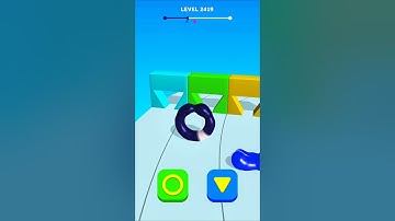 Blob Shifter 3D Level 2419 | Cubic Gaming #shorts #youtubeshorts #gaming