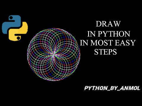 How to Draw Spirograph in Python In Most Easy Steps | For Beginners | Anmol Agrawal
