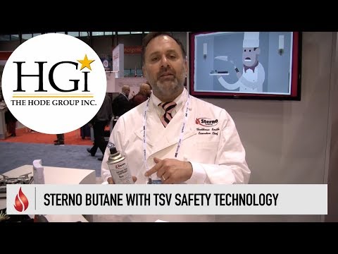 Butane Fuel with TSV Safety Technology from Sterno