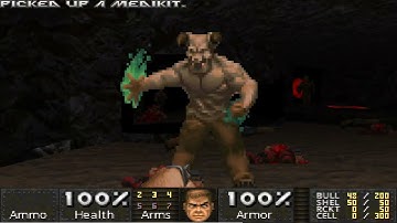 Doom Eviternity (2018) MAP02: "Subterranean" UV Max Speedrun 2:47 100% Kills 100% Secrets