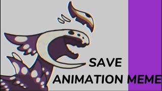 SAVE animation meme || Creatures of Sonaria || Hellion Warden || Lazy