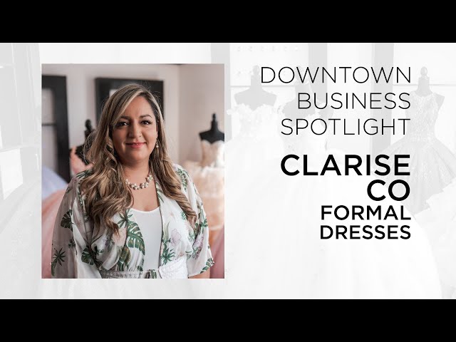 DLCP Business Spotlight - Clarise Co Formal Dresses - YouTube