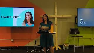 Jen Bayer from Exalted Health on "Body Image Revival: God's Way for a Healthy Lifestyle and Body." Details