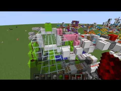 0.6秒で開閉する3×3ピストンドアを作った【java版】【マインクラフト】