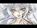 gouache painting stream ✧