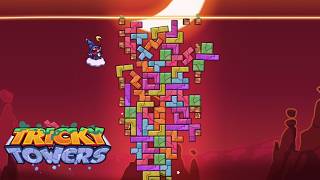 A mess of a tower! - Tricky Towers screenshot 5