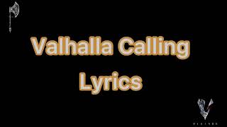 Valhalla Calling - Lyrics Resimi