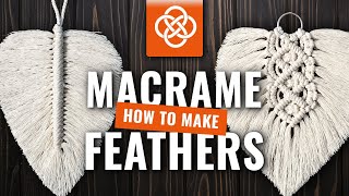 How to make macrame feathers | Feather DIY | Keychain | Macrame feather for beginners