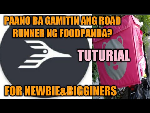 Paano ba Ang Pag gamit Ng Roadrunner App Ng FOODPANDA?For beginners& newbie tutorial,,