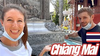 Chiang Mai Thailand Travel Vlog - the Silver Temple, Doi Suthep, Wat Chedi Luang, and cute cafes!