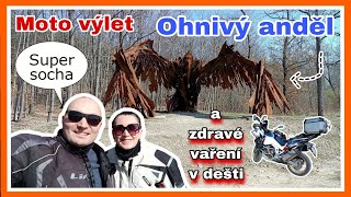 Moto výlet Ohnivý anděl a Zdravý oběd v dešti