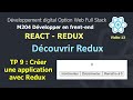 React js darija v13  concevoir une application avec redux reactredux