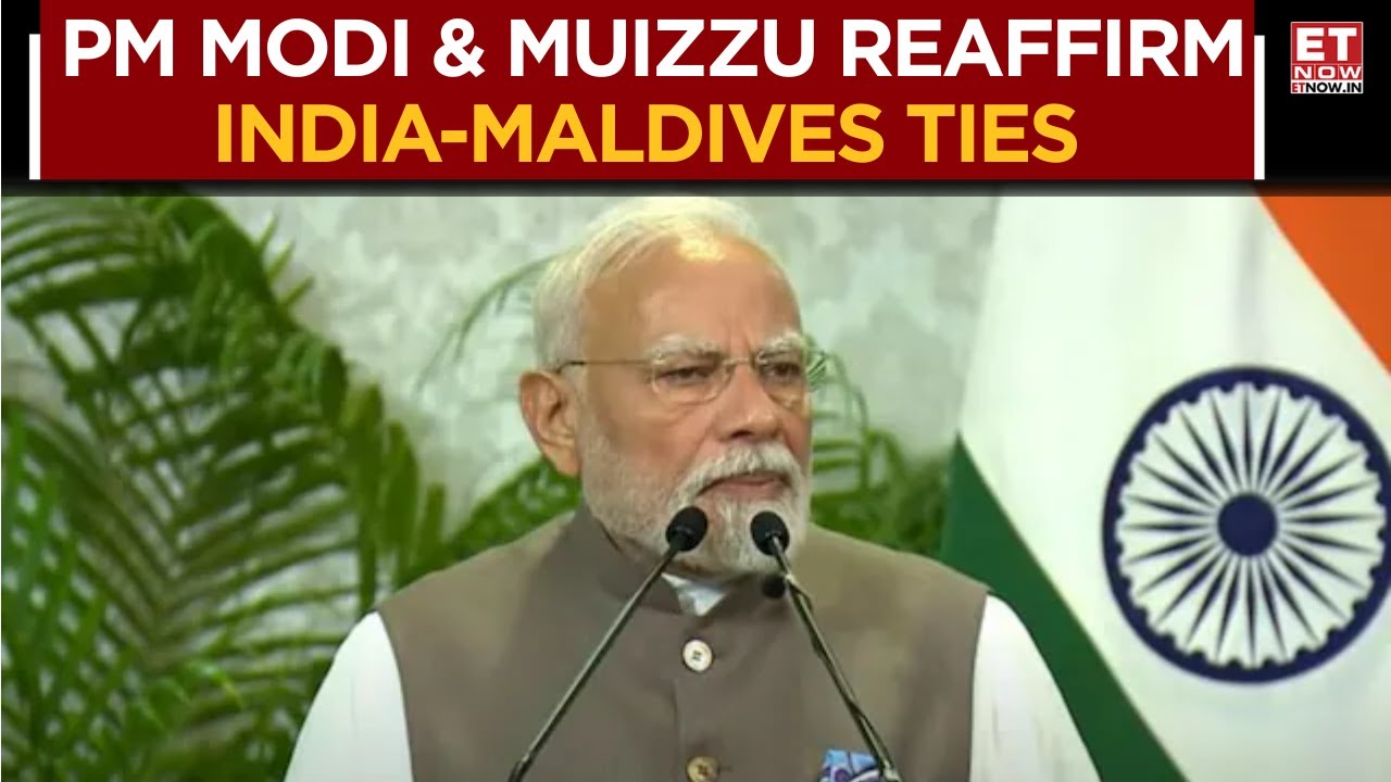 PM Modi, President Muizzu Hold Joint Press Meet On India-Maldives Ties ...