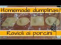🥟RAVIOLI FATTI IN CASA AI PORCINI 🍄 - Italian autumn ravioli porcini e besciamella.