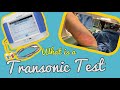 What is a transonic test   dialysis