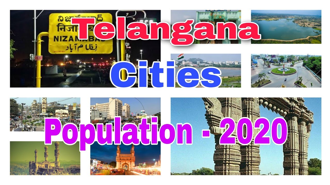 Telangana Cities population 2020 Indur Tech world YouTube