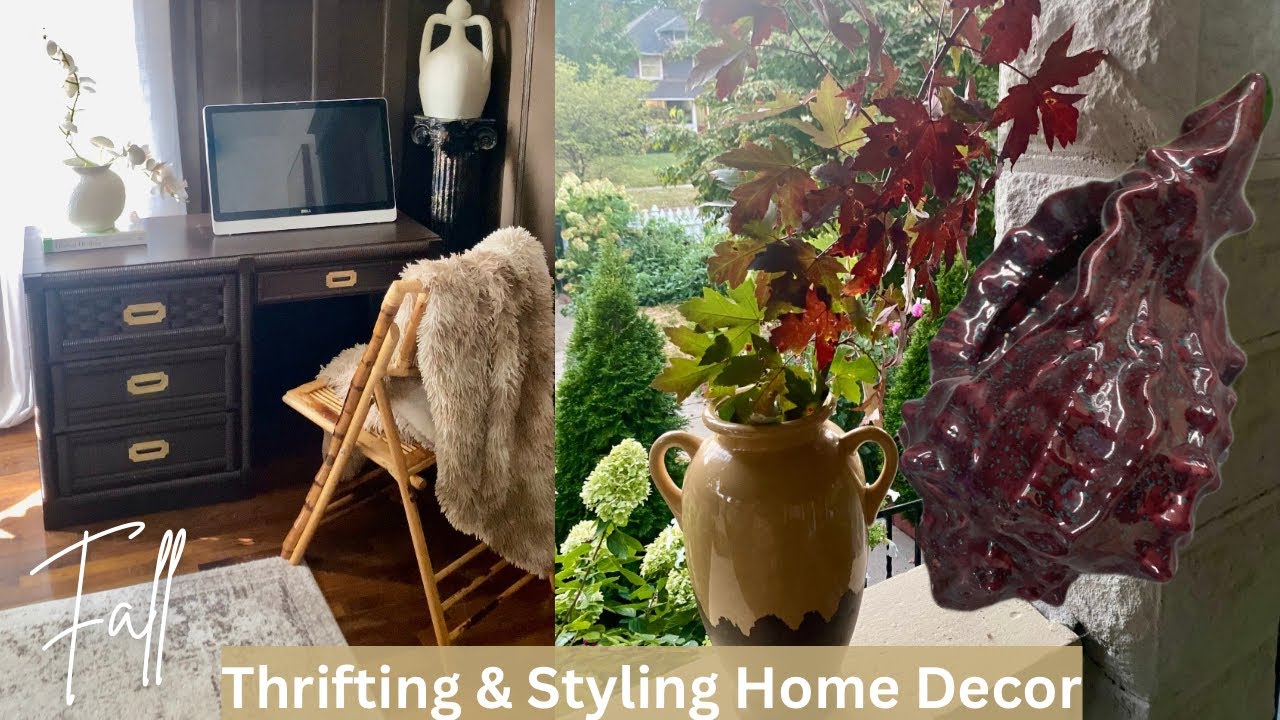 #50 FALL THRIFT & STYLE Home Decor 2024🍂🍁 | - YouTube