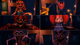 Poppy Playtime Chapter 3 Rp All Morphs & Jumpscares Secret Cardboard Location