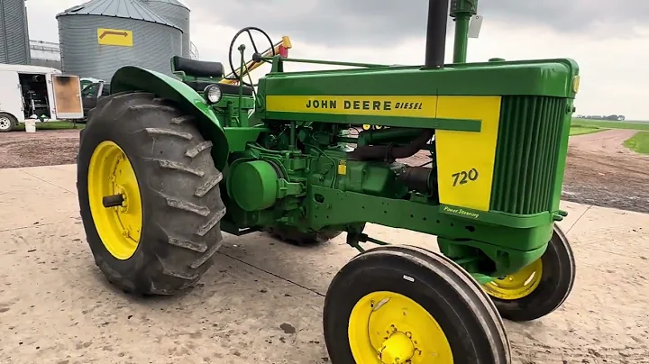 John Deere 720 Diesel Standard Tractor, selling at auction August 27, 2025