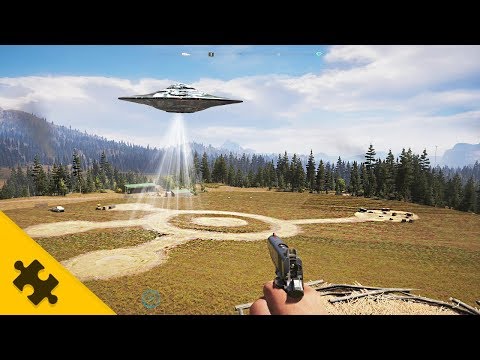 Видео: FAR CRY 5 - ПРИШЕЛЬЦЫ, круги на полях, НЛО и ИНОПЛАНЕТНАЯ ПУШКА (Пасхалки/Easter Eggs)